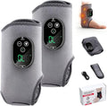 Version 3-in-1 Foot Massager with Super Long Battery Life USB Charging Port Black 3 Vibration Modes 6-Speed Temperature Control Circulation and Pain Relief for Foot Relaxation (Grey 2Pack)