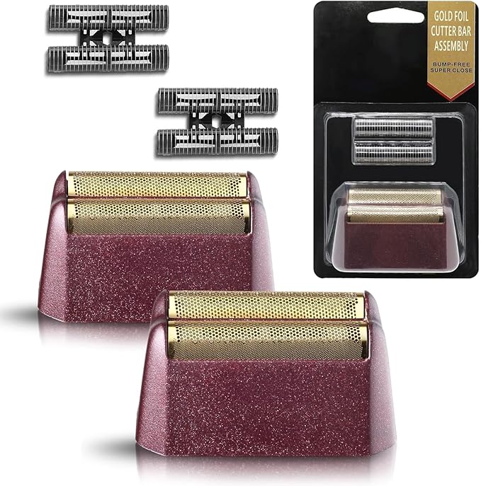 2 Pack Replacement Foil and Cutter Assembly Compatible with Wahl 5 Star Shavers Models 7031-100 7043-100 7031-200 Wahl Shaver Foil Replacement Ultra-Close Shave Easy to Replace