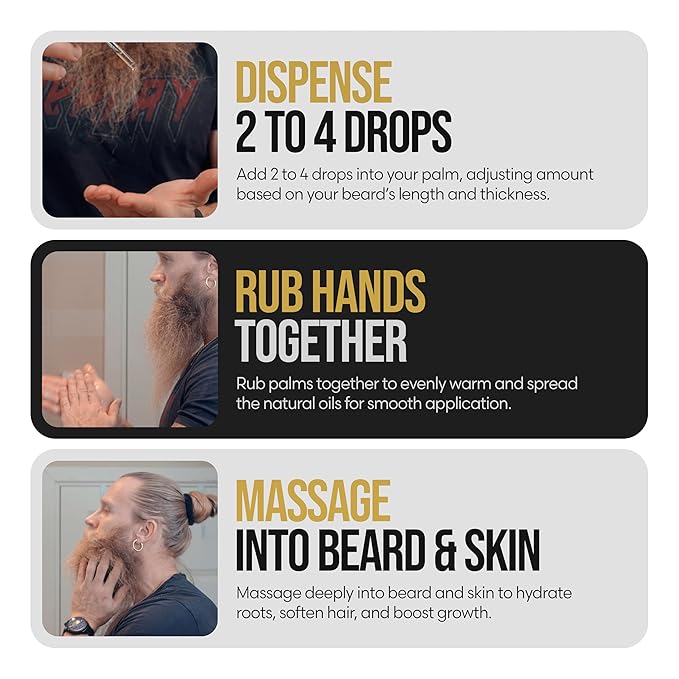 The Beard Struggle Night Liquid Elixir Beard Oil - Silver Collection - Alfheim's Forests - Softens Moisturizing &amp Healthier Beard Growth - Vegan-Friendly Beard Growth Oil (1 Fl oz)