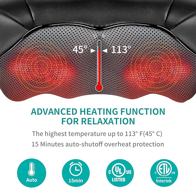 Nekteck Neck Massager Blue and Smart Foot and Calf Massager APP Control White
