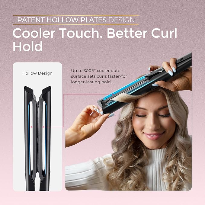 TYMO Ring Hair Straightener Brush + TYMO 2.0 Flat Iron Hair Straightener
