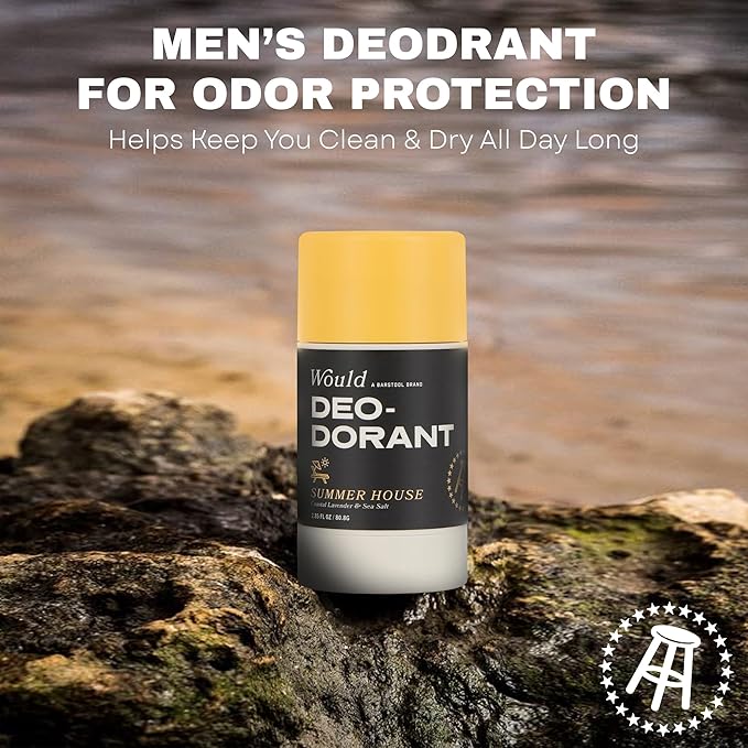 Would Aluminum Free Deodorant For Men - 2.85 Fl Oz Natural Deodorant For Men - Odor Protection Natural Extracts Essential Oils Oakmoss &amp Pink Pepper 1 Pack