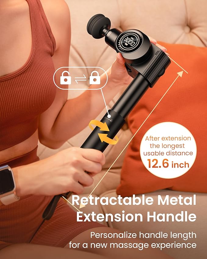 NAPRE Foldable Massage Gun and Massage Gun with Heat