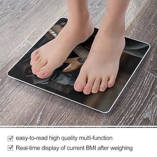 Guitar Player Bathroom ScaleHighly Accurate Digital Weighing Machine for People Bright LED Display Weight Scale for The Aldult Home Use