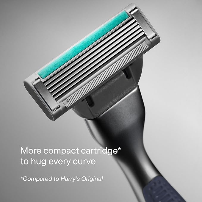 Harry's Plus Razor Refills - 10 Razor Blade Cartridges - Compact Cartridge Design for Precise Control - Shaving Kit for Men (Pack of 2)