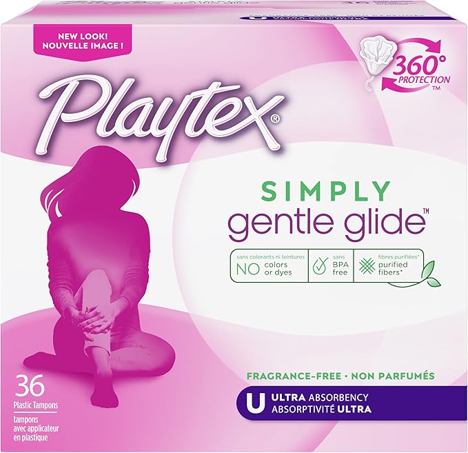 Playtex Simply Gentle Glide Tampons 36ct &amp Playtex Sport Tampons 36ct Bundle
