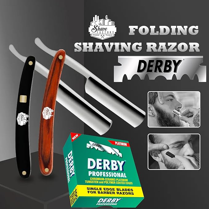 5000 Derby Professional Single Edge Razor Blades for straight razor