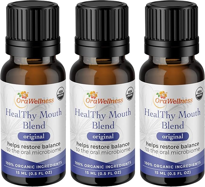 OraWellness Shine Remineralizing Natural Teeth Whitening Powder in Cinnamon + Pack of 3 Healthy Mouth Blend Organic Toothpaste &amp Mouthwash Alternative Tooth Oil