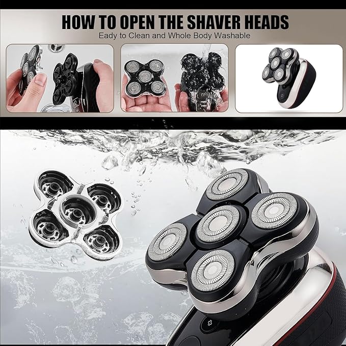 Shaver Replacement Head Compatible with Remington Balder Pro Head Shaver ModelSPR- XR7120-7100Sharp and Fresh Flexible StainlessSteel Replacement Blades.1pack (No't compatible with XR7000)