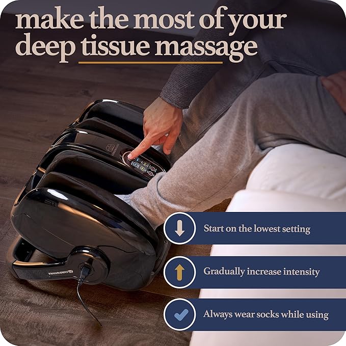 Cloud Massage Shiatsu Foot Massager with Heat Deep Kneading Therapy for Pain Relief Circulation Post-Activity Relaxation - Foot Massager for Plantar Fasciitis and Arthritis Relief