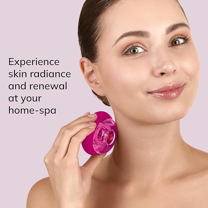 GESKE SmartAppGuided™ Sonic Cool &amp Warm Face &amp Body Massager | 9 in 1 | Electric Massager | Face &amp Body | Battery-Free Cooling &amp Warming | Firms Relaxes &amp De-Puffs Skin | with Sma