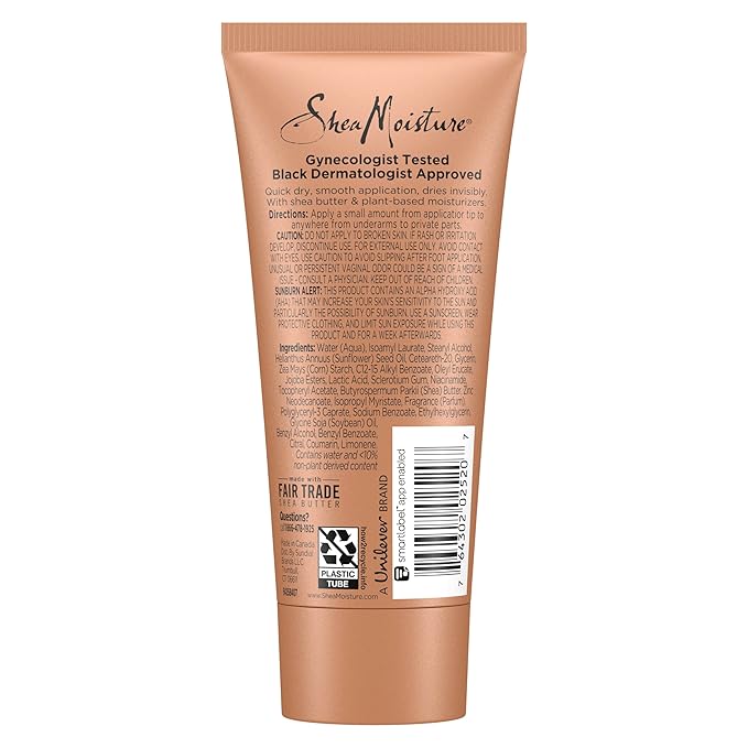 SheaMoisture Whole Body Deo Cream Coconut &amp Hibiscus 3 count for All-Day Odor Control with No Aluminum 2.5 oz