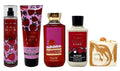 Bath &amp Body Works Strawberry Pound Cake - Ultimate Hydration Body Cream Fine Fragrance Mist Body Lotion and Shower Gel - with a Peach Gardenia Bar Soap