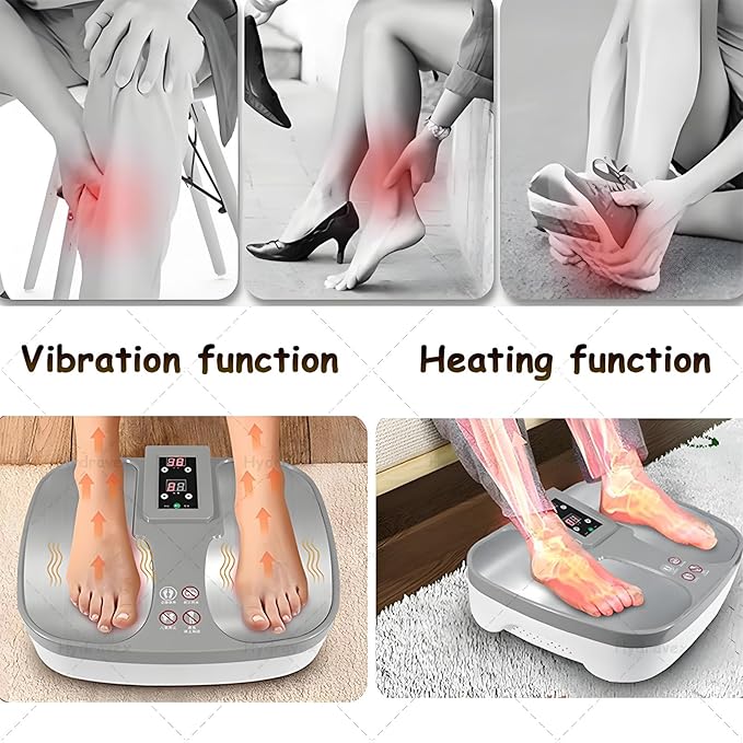 Tera-Hertz Foot Massager - Professional Physiotherapy Machine for Pain Relief and Ultimate Relaxation Effective Fatigue Recovery for Your Feet and Body