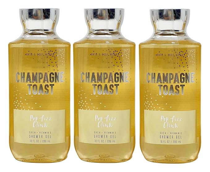 Bath &amp Body Works Champagne Toast - Pack of 3 - Shower Gel