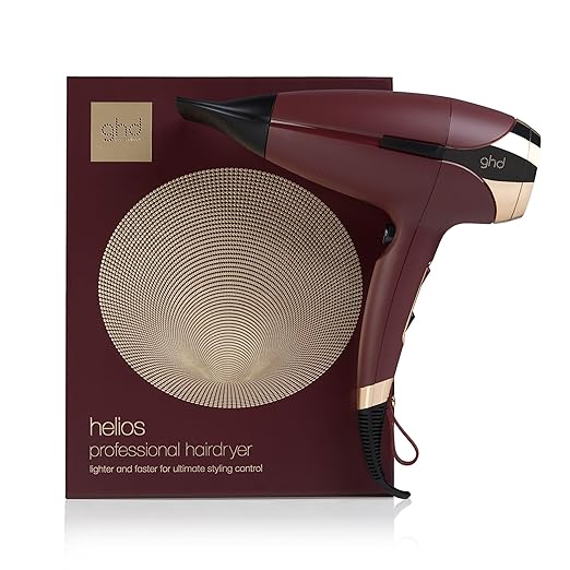 ghd Helios Hair Dryer ― 1875w Professional Blow Dryer Longer Life + Brushless Motor Lightweight Hair Dryer for Salon-Worthy Blowout
