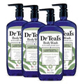 Dr Teal's Body Wash with Pure Epsom Salt Cannabis Sativa Hemp Seed Oil 24 fl oz (Pack of 4)