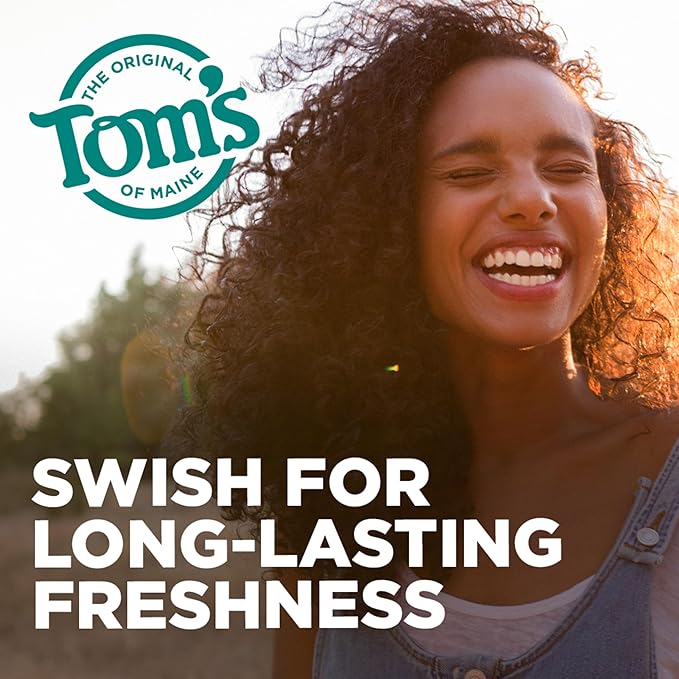 Tom's of Maine Natural Wicked Fresh Alcohol-Free Mouthwash Cool Mountain Mint 16 oz. 6-Pack (Packaging May Vary)
