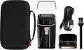 RED Pro Titanium Foil Shaver Cord/Cordless Shaver and Men's Grooming Pouch