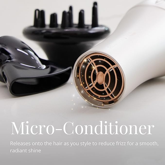 REMINGTON Shine Therapy Argan Oil &amp Keratin Hair Dryer/Blow Dryer (Pack of 2)