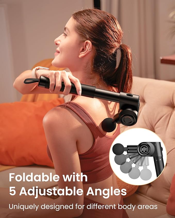 NAPRE Foldable Massage Gun and Massage Gun with Heat
