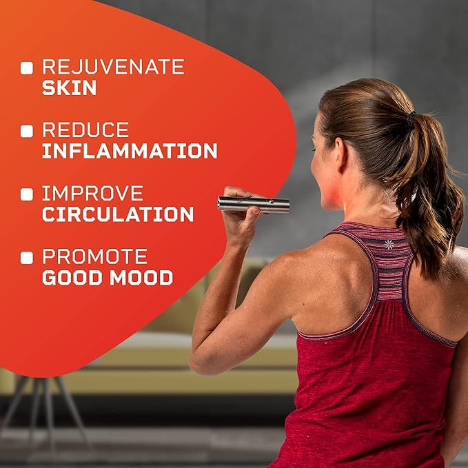 Lifepro Red Light Therapy Belt with Infrared &amp Red Light Therapy Lamp for Body Joints &amp Muscles Pain Relief