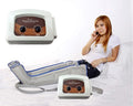 Compression Leg Massage System w/Full Leg Complete Set (X-Large)