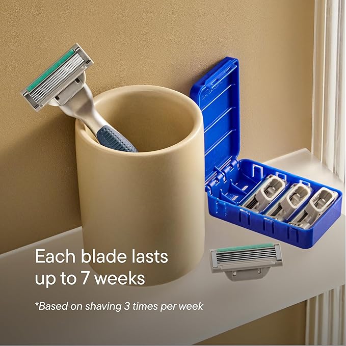 Harry's Plus Razor Refills - 10 Razor Blade Cartridges - Compact Cartridge Design for Precise Control - Shaving Kit for Men (Pack of 2)