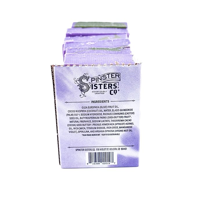 Spinster Sisters Front Range Flowers – 6 Pack All Natural Moisturizing Spa Aroma Eco-Friendly Refreshing Scent Vegan Sulfate Free Zero Waste Packaging 4.5 oz