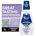 Crest 3D White Brilliance Whitening Mouthwash Alcohol Free Clean Mint 1L (33.7 fl oz) Pack of 6