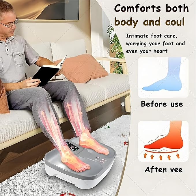 Tera-Hertz Foot Massager - Professional Physiotherapy Machine for Pain Relief and Ultimate Relaxation Effective Fatigue Recovery for Your Feet and Body