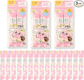 OKU-CHI Mouthwash 11ml 5 Sticks x 3 Pack - Alcohol-Free Mouth Wash Rinse for Adults Portable Travel Size - Removes Debris &amp Odors (0.12 Fl Oz (Pack of 3) Peach)