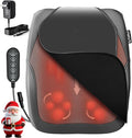FSA Eligible HSA Back Massager for Deep Tissue Pain Relief 4D Shiatsu Lower Back Massager with Heat Deep Kneading &amp Up-and-Down Rolling Birthday Gifts for Women and Men