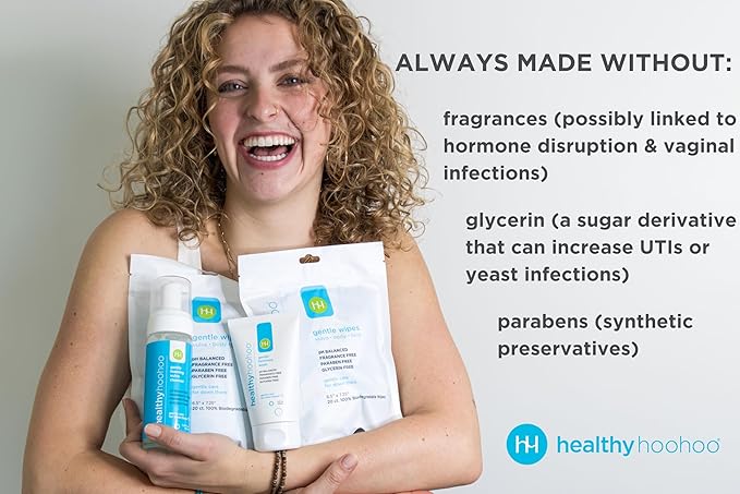 Gentle Care For Down There: Gentle Feminine Wash 100% Flushable Gentle Wipes Gentle Foaming Vulva Cleanser