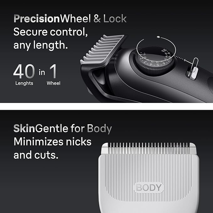 Braun Series 9 All-in-One Beard &amp Body Grooming Kit for Men Cordless Trimmer Hair Clippers &amp Shaver for Face Hair &amp Body with Gillette Labs Razor AIO 9530