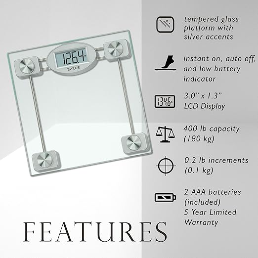 Taylor Glass Electronic Scale