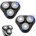 2PACK（Black） Universal Rotary Replacement Shaver HeadCompatible with Remington Shaver Seriesfor R3R4R5R6R7R8SP-3141 and SP-5161 Foils/Blades