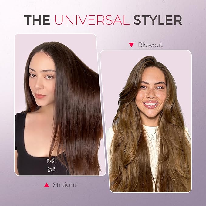 TYMO Ring Hair Straightener Brush + TYMO 2.0 Flat Iron Hair Straightener