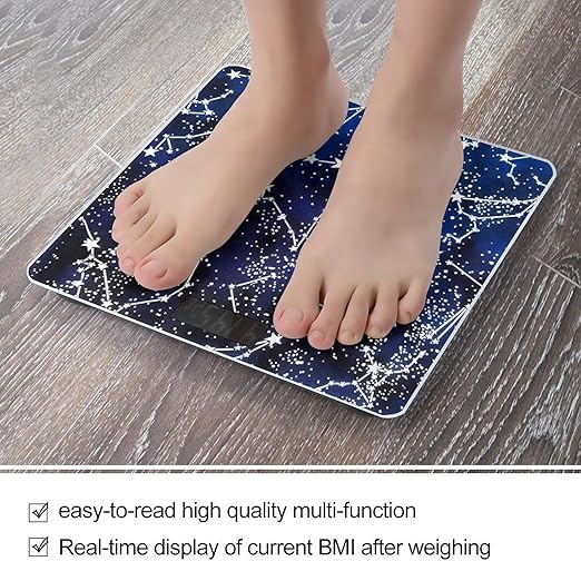 Glow in The Dark Scale for Body Weight Digital Bathroom Scale Precision Smart Weighing Scales with Clear LED Display Accurate High Precision Scales Weighing Machine