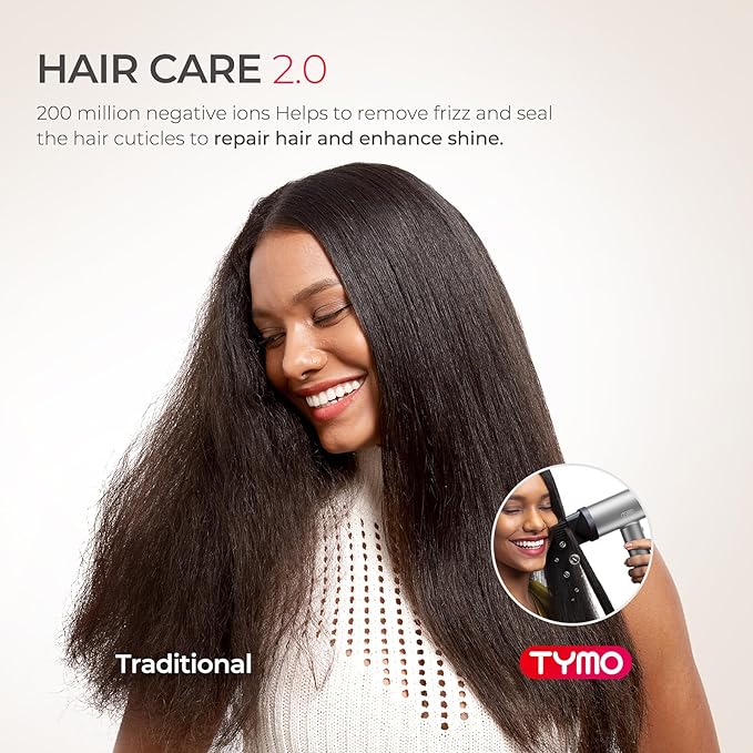 TYMO AIRHYPE Lite Hair Dryer with 3 Attachment