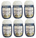 Bath and Body Works Classic and Seasonal Scents Pocketbac Gel Sanitizers - Pack of 6-1 oz each (Marine Waves and Citrus)