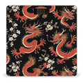 Digital Bathroom Weighing Scale Energy Saving Scale Smart Scale for Body Weight Japanese Chinese Dragon Flower Black Floral