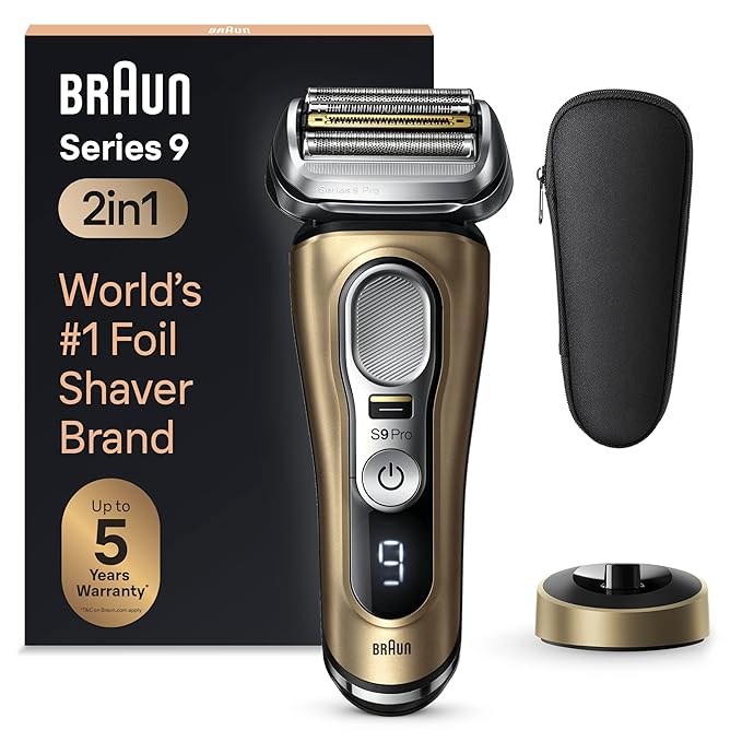 Braun Series 9 Pro 9419s Electric Shaver for Men Wet &amp Dry Razor Shaving Kit with 4+1 Head with ProLift Trimmer