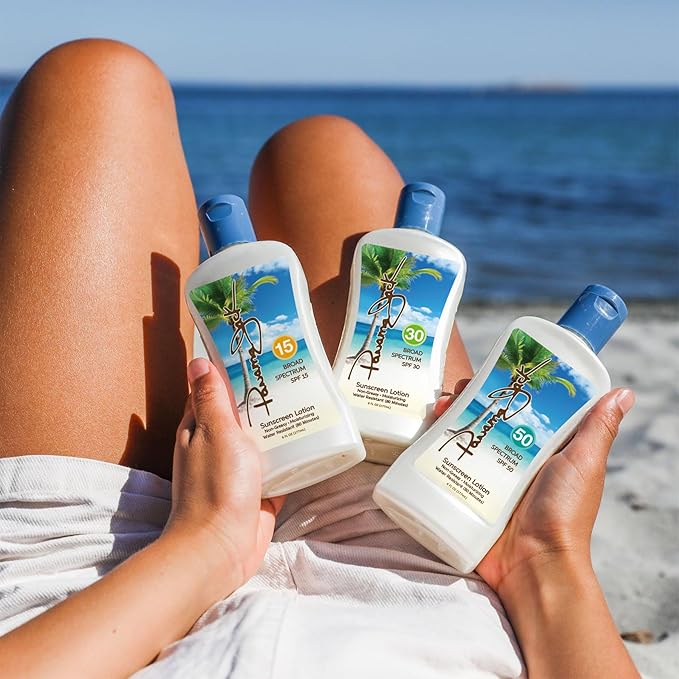 Panama Jack Sunscreen Lotion - SPF 50 Broad Spectrum UVA/UVB Suntan Protection PABA Paraben Gluten &amp Cruelty Free Water Resistant 6 FL OZ (Pack of 6)