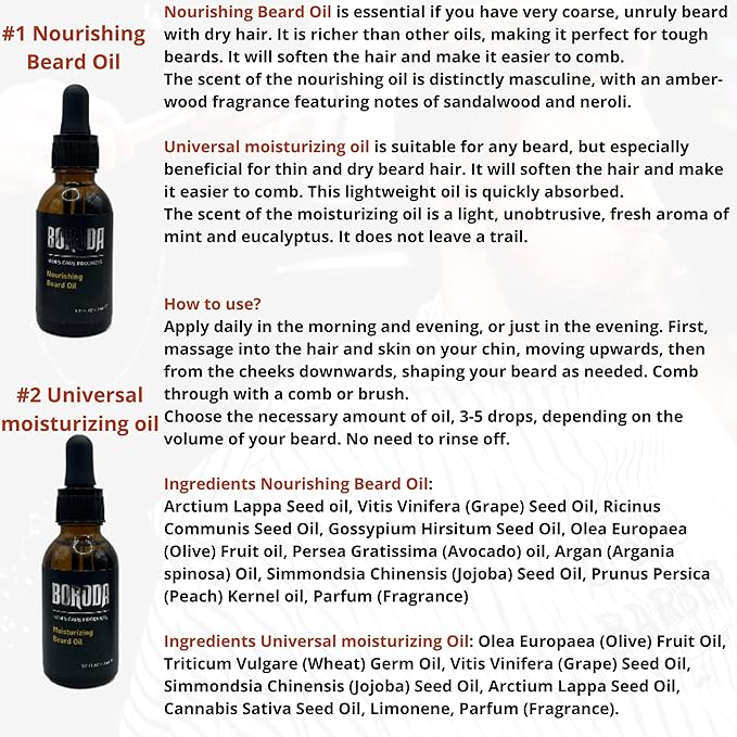 Personalized Beard Care Gift Set for Men Custom Grooming Kit with Beard Oil Balm Comb Perfect Gift for Him Beard Growth &amp Maintenance Beard Grooming Essentials Skull (Pear)