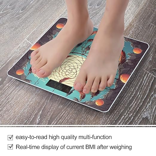 Catch Dream Net Smart Scale for Body Weight Accurate Bathroom Scale with LED Display Digital Weight Scales Weighing Machine High Precision Scales for Bath Home
