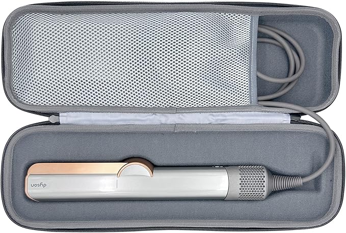 Travel Case for Dyson Airstrait Straightener Airstrait HT01 Carrying Case Dyson Hair Straightener PU-Hard Shell Travel Storage Bag Accessories