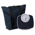 Hopkins Medical Products Professional 400lb Mechanical Scale and 3-Pocket Zippered Tote: Accurate Durable &amp Travel-Friendly for Health Professionals on The Go