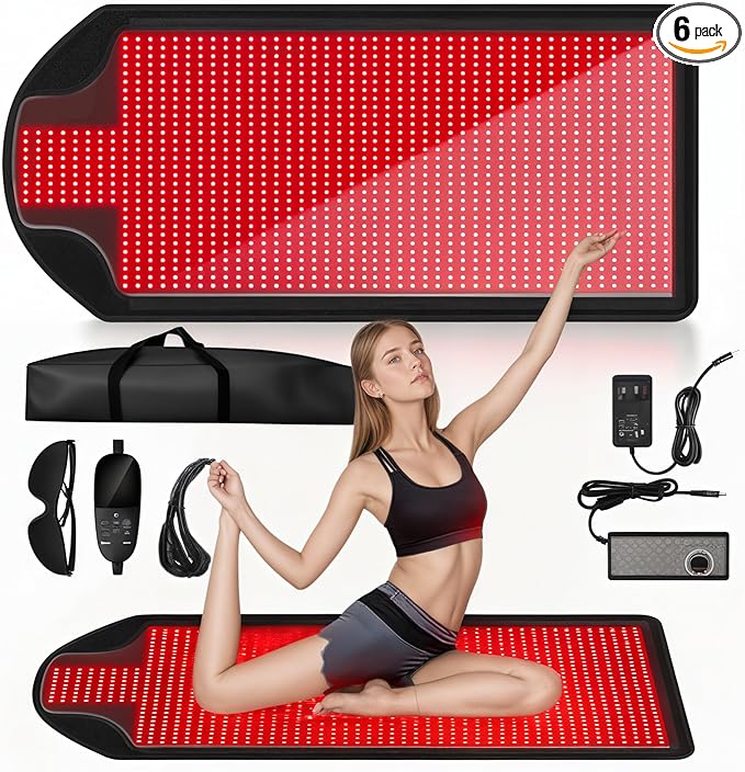 Large LED Light Mat for Home 74.8 × 33.5 in 1370 LEDs Foldable and Portable
