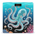 Mechanical Octopus Bathroom Scale for Body Weight LCD Display Digital Bathroom Scale Tempered Glass Bathroom Weight Scales Fashion Smart Scales for Home Bedroom 400 Lb